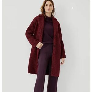 Ann Taylor boucle coat